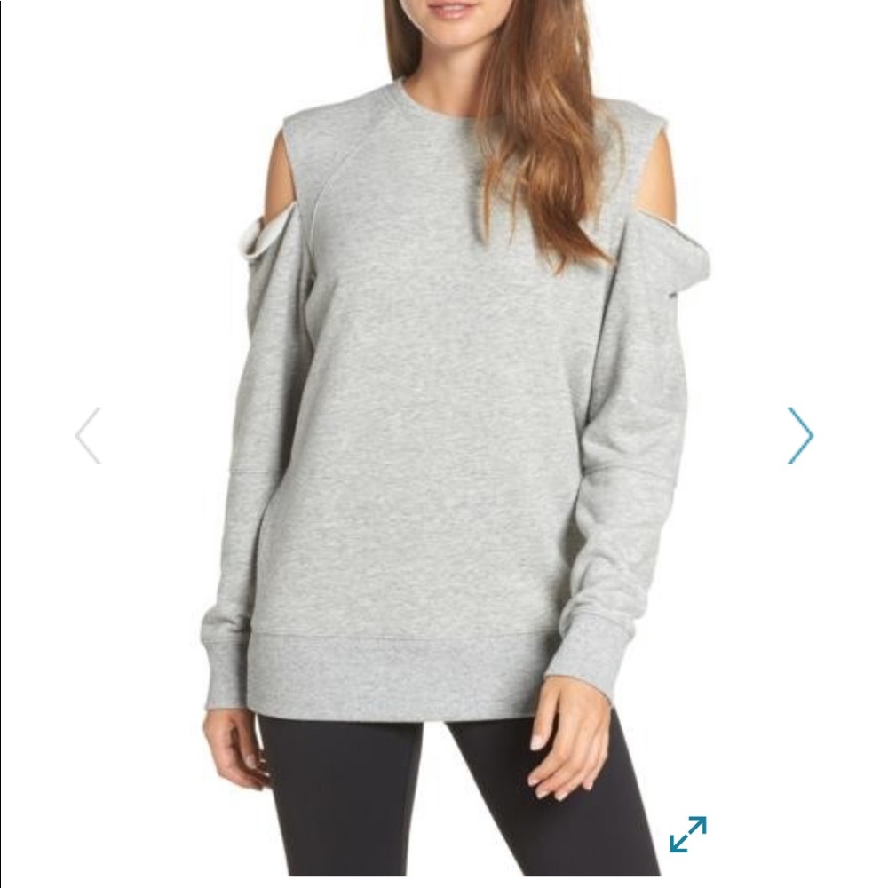 Zella “Tear It Up” Cold shoulder sweatshirt